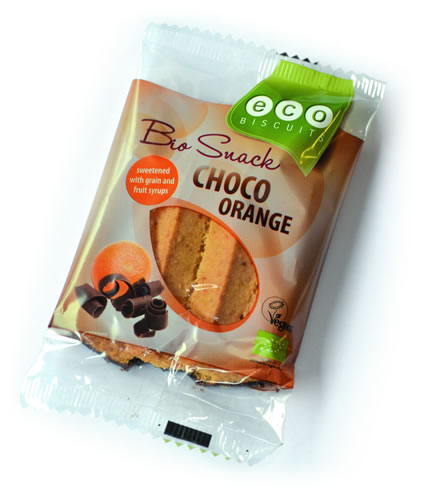 Eco-Bisc. Choco-orangekoek bio 45g